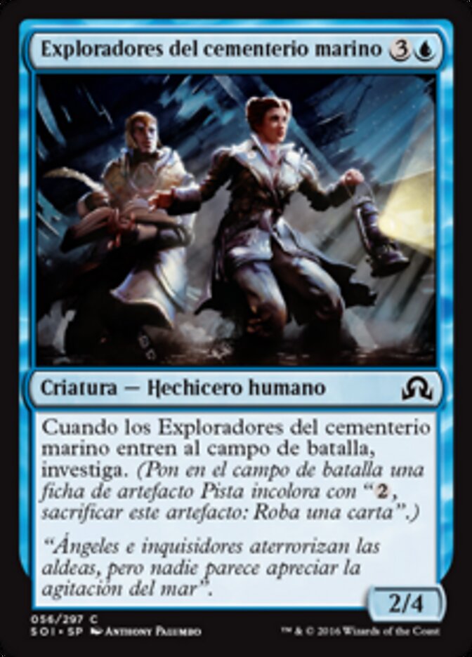 Exploradores del cementerio marino