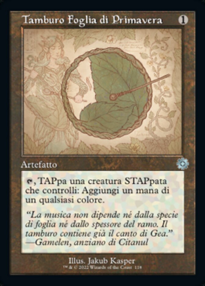 Tamburo Foglia di Primavera