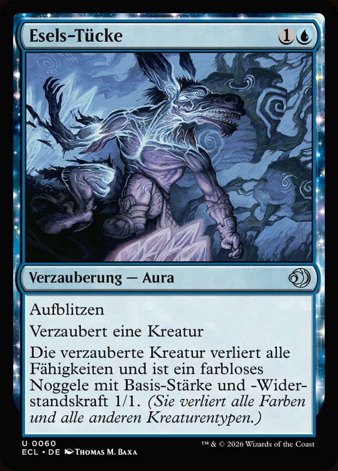 Esels-Tücke