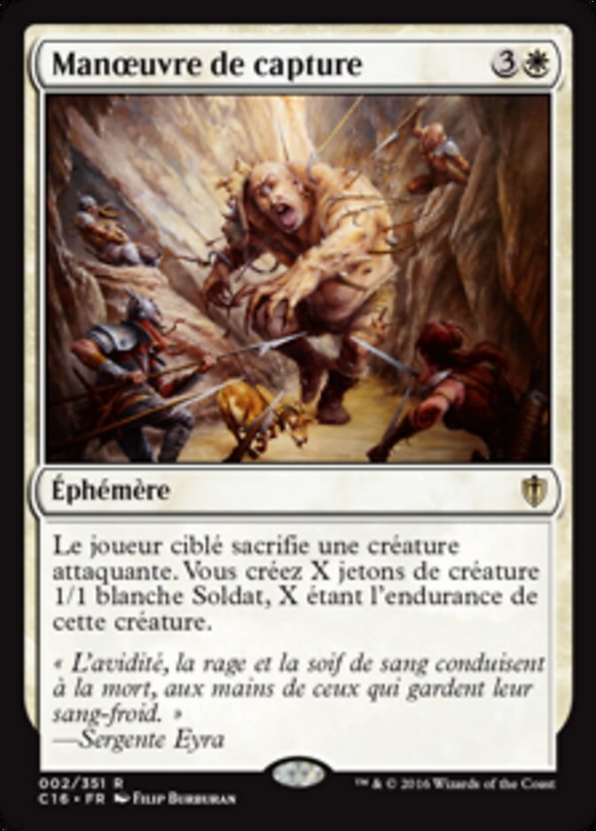 Manœuvre de capture