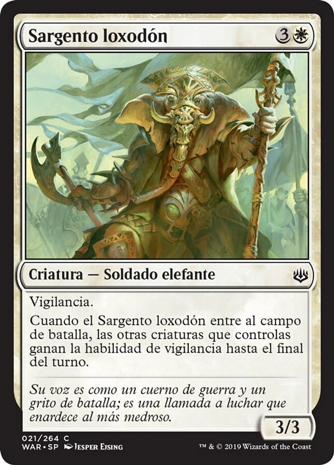 Sargento loxodón