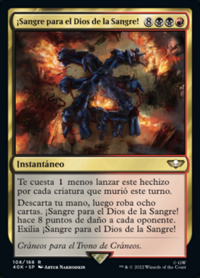 ¡Sangre para el Dios de la Sangre!