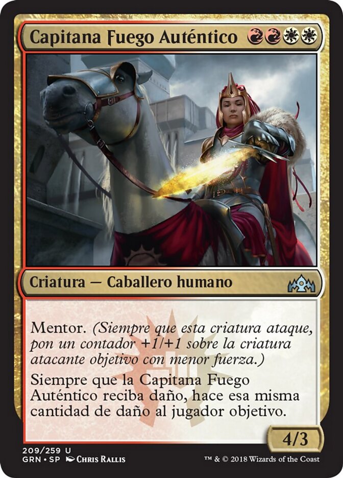 Capitana Fuego Auténtico