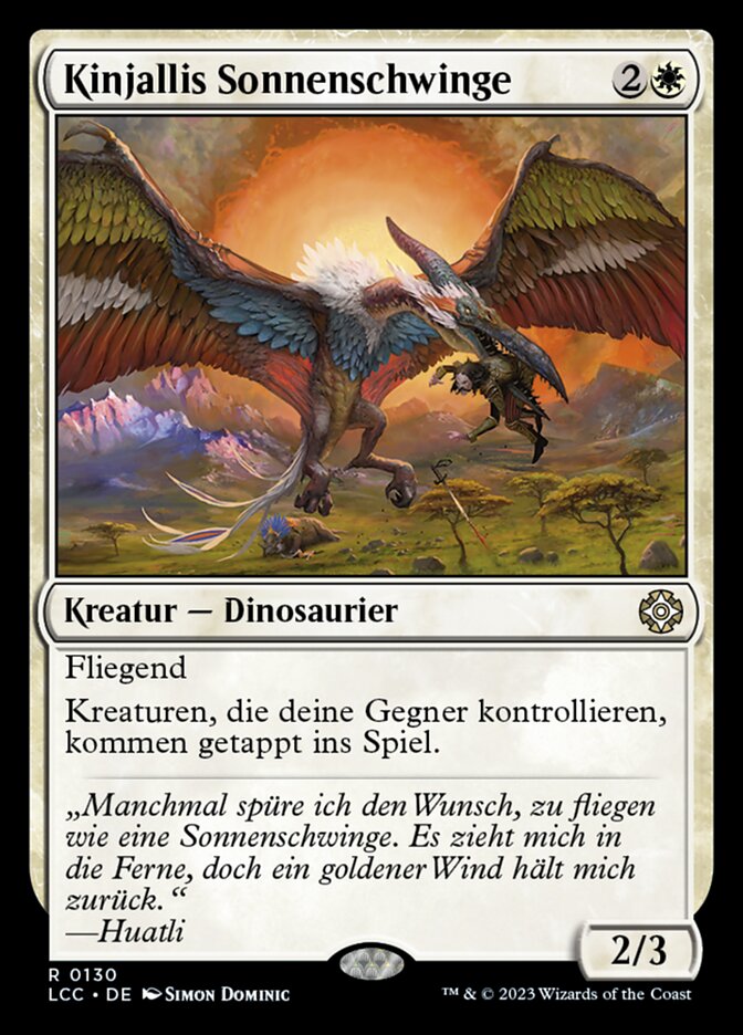 Kinjallis Sonnenschwinge