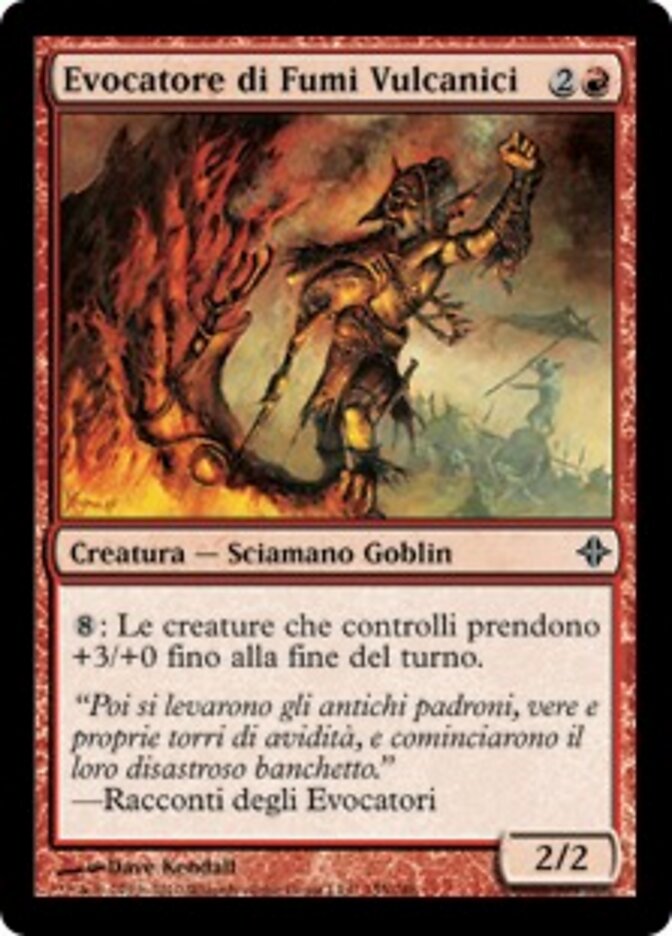 Evocatore di Fumi Vulcanici