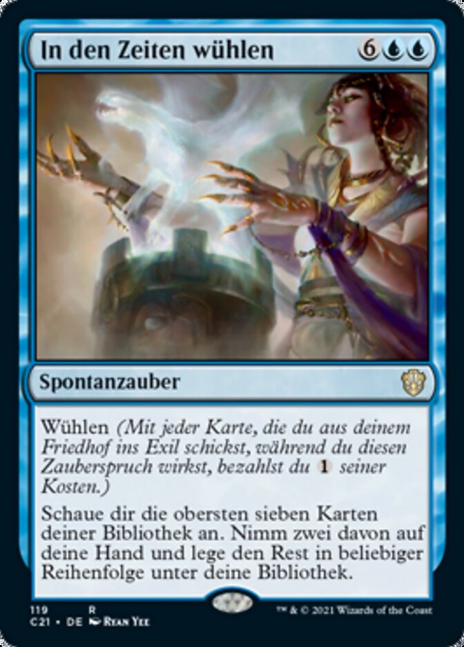 In den Zeiten wühlen