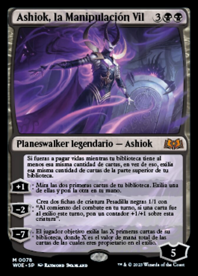 Ashiok, la Manipulación Vil