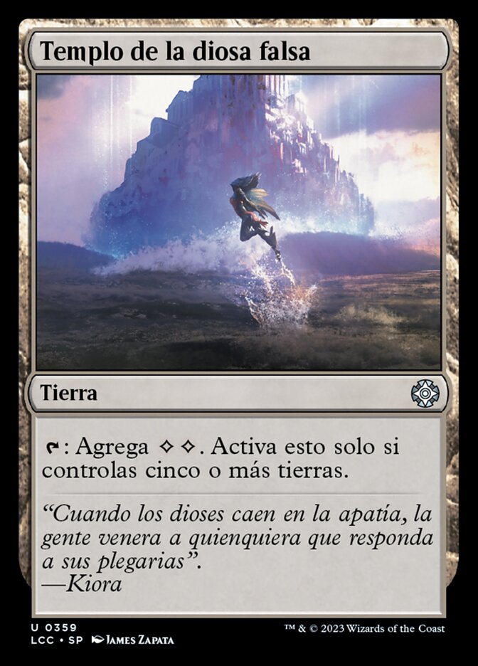 Templo de la diosa falsa