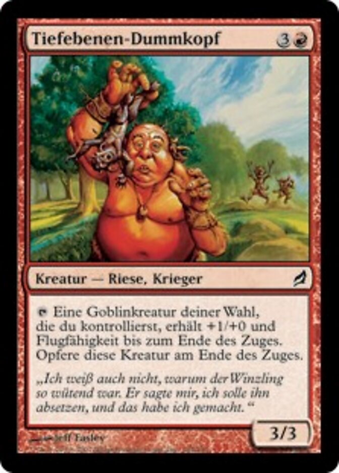 Tiefebenen-Dummkopf