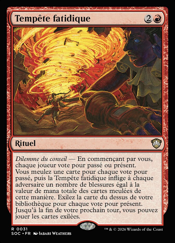 Tempête fatidique