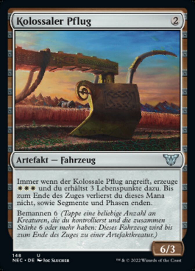 Kolossaler Pflug