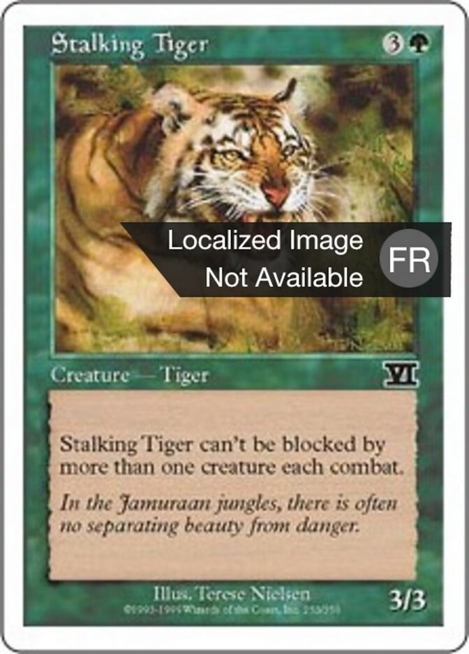 Tigre en chasse