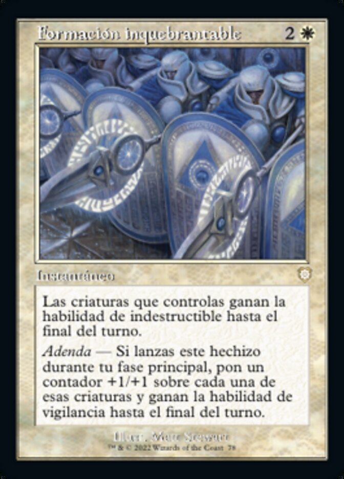 Formación inquebrantable