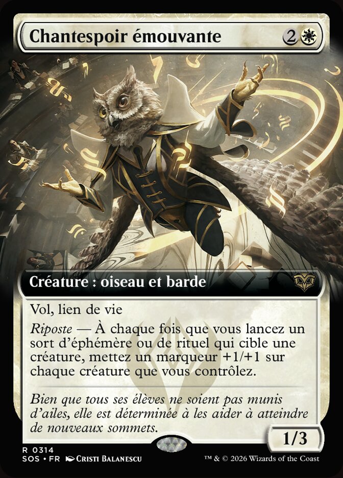 Chantespoir émouvante