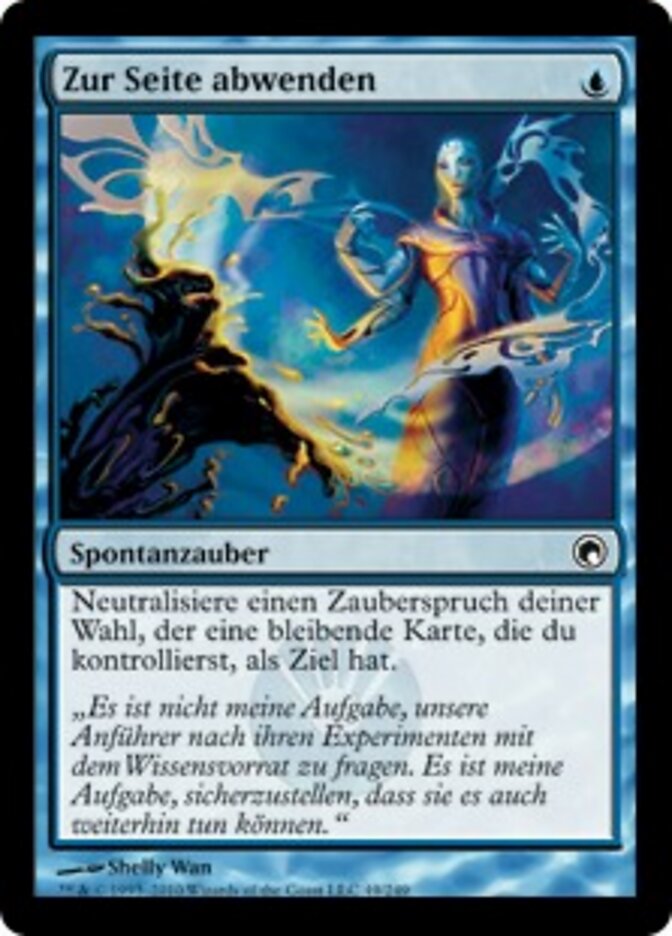 Zur Seite abwenden