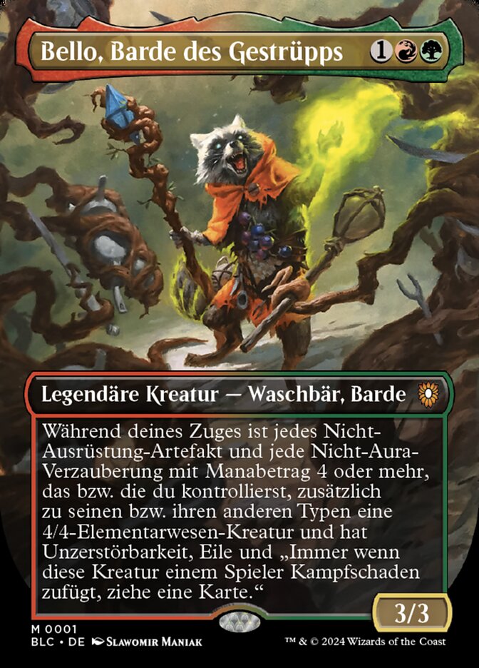 Bello, Barde des Gestrüpps