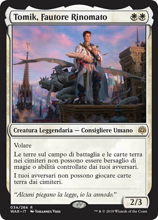 Tomik, Fautore Rinomato