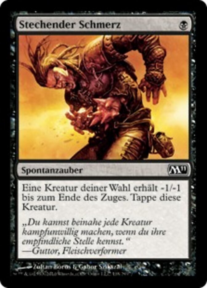 Stechender Schmerz