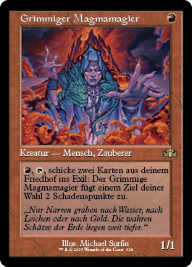 Grimmiger Magmamagier