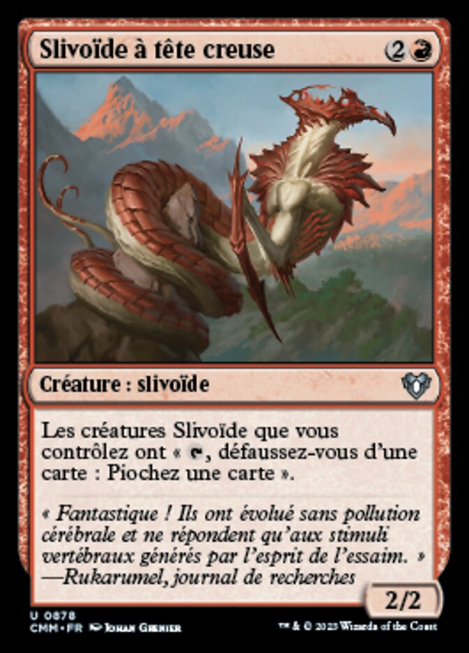 Slivoïde à tête creuse