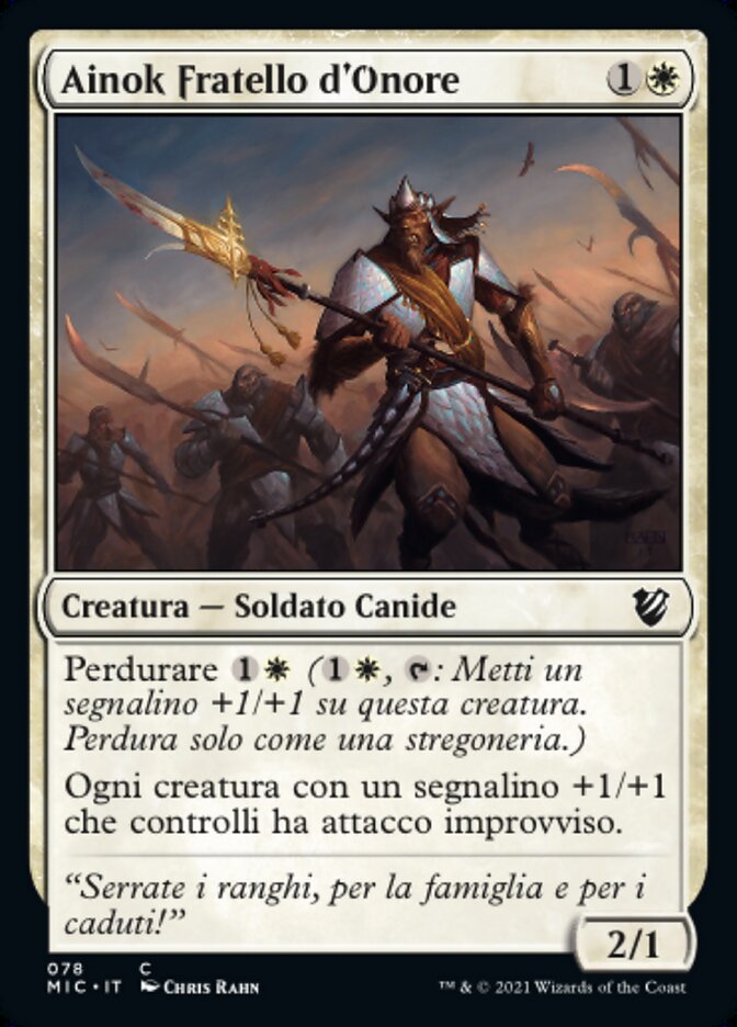 Ainok Fratello d'Onore