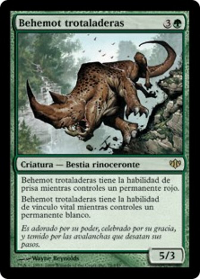 Behemot trotaladeras