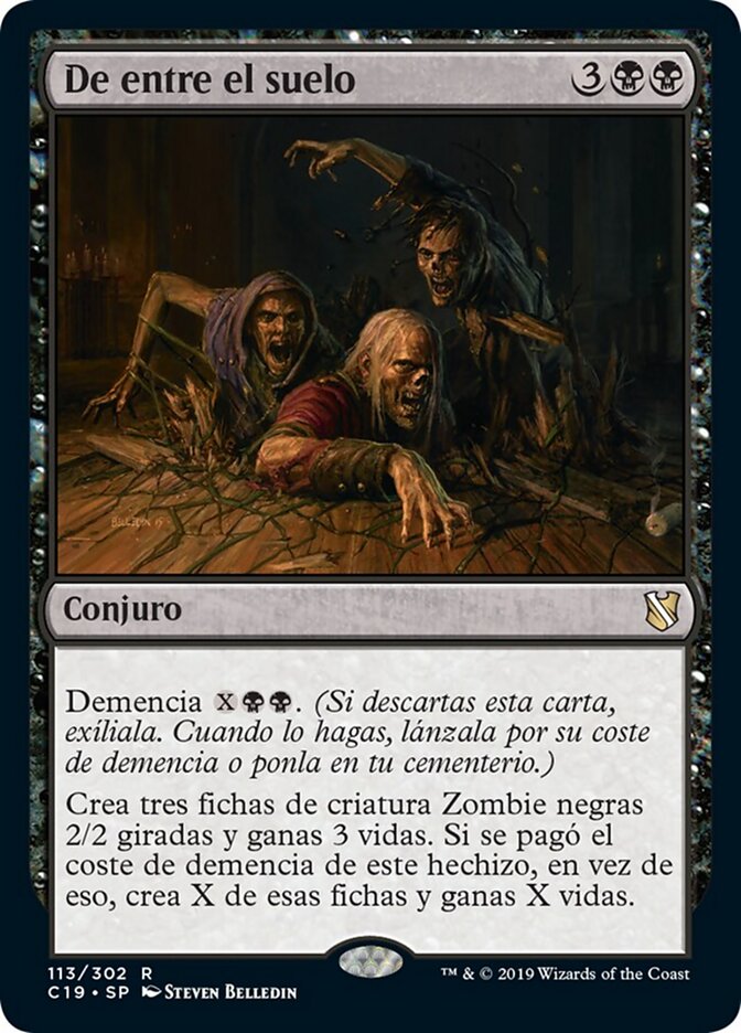 De entre el suelo