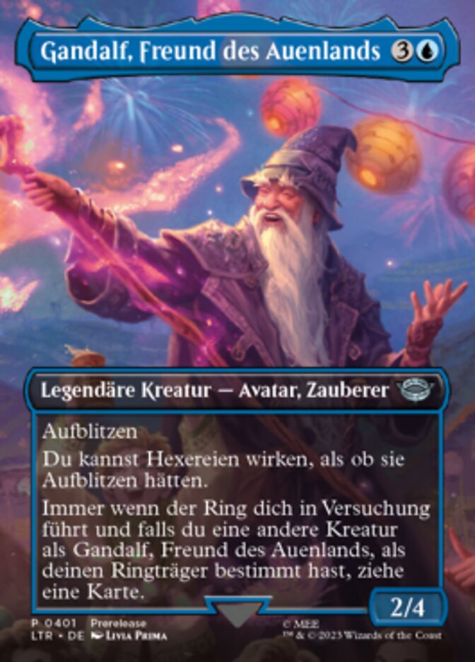 Gandalf, Freund des Auenlands
