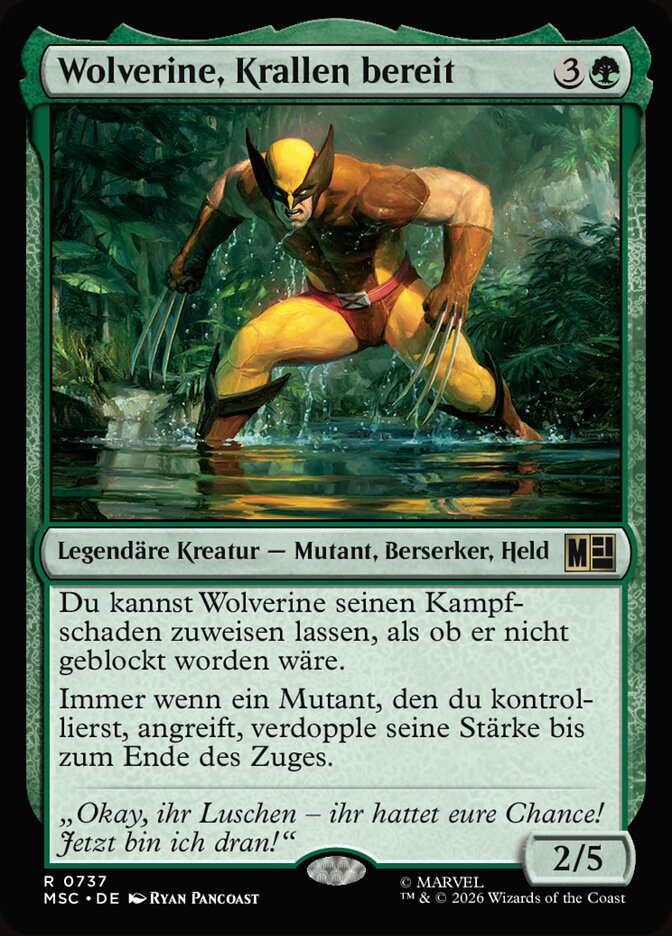Wolverine, Krallen bereit