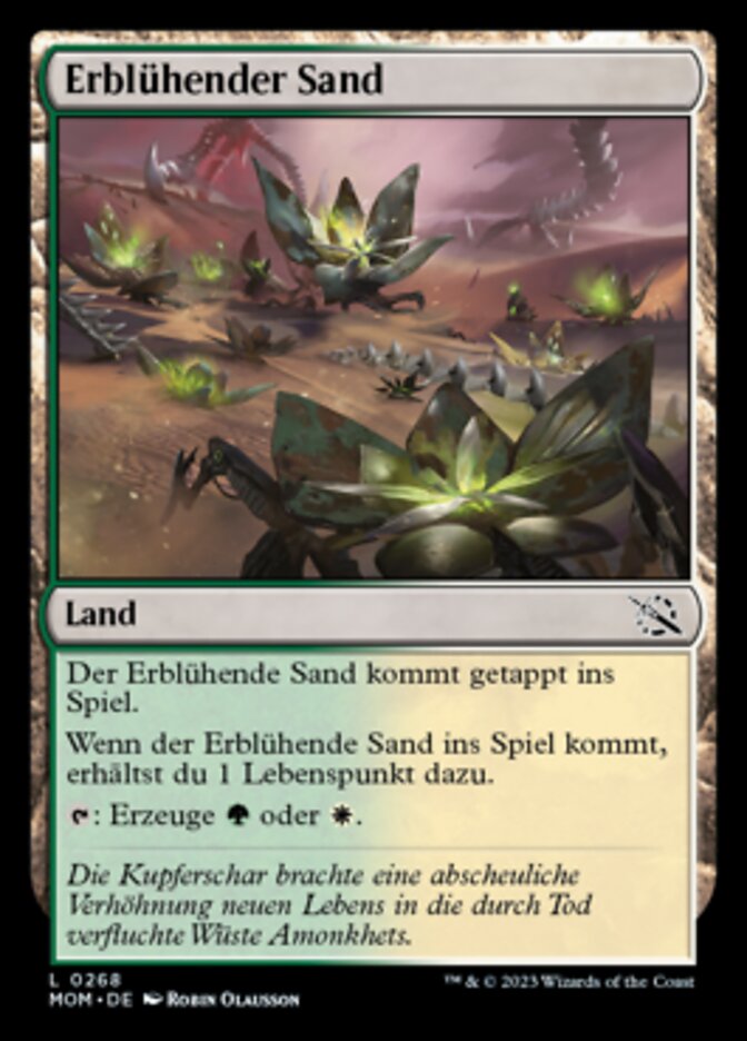 Erblühender Sand