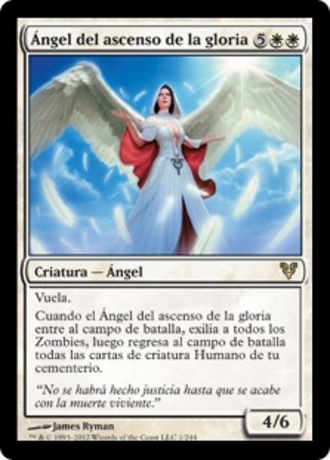 Ángel del ascenso de la gloria