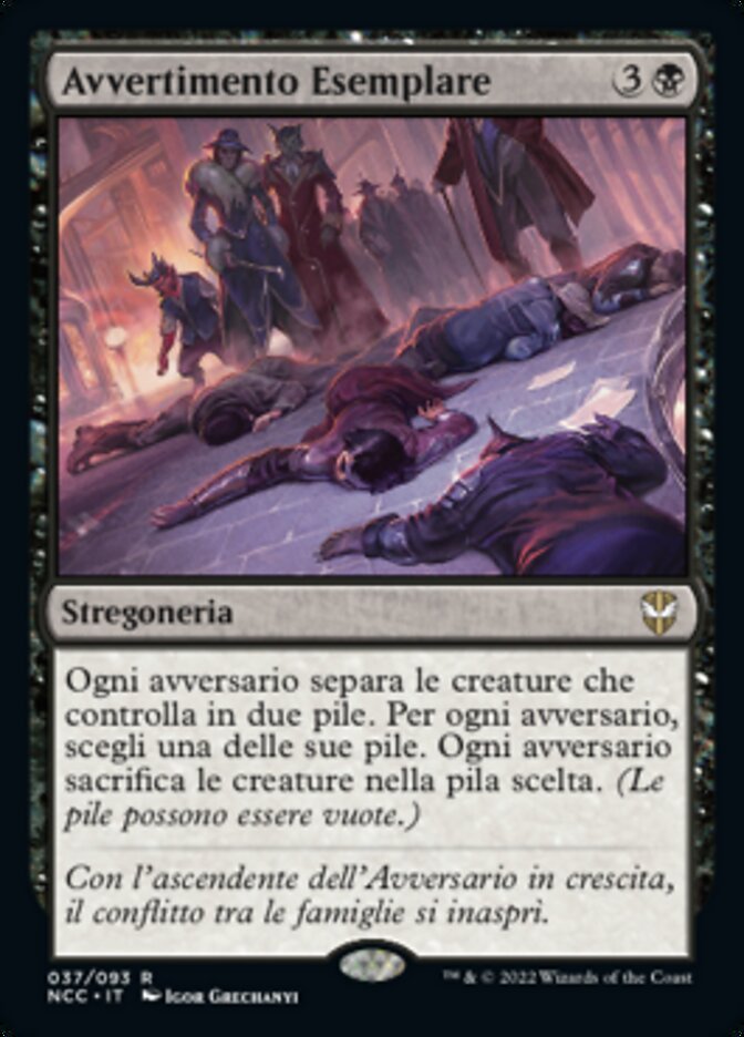 Avvertimento Esemplare