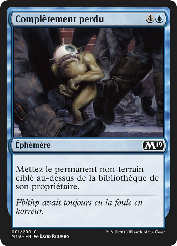 Complètement perdu