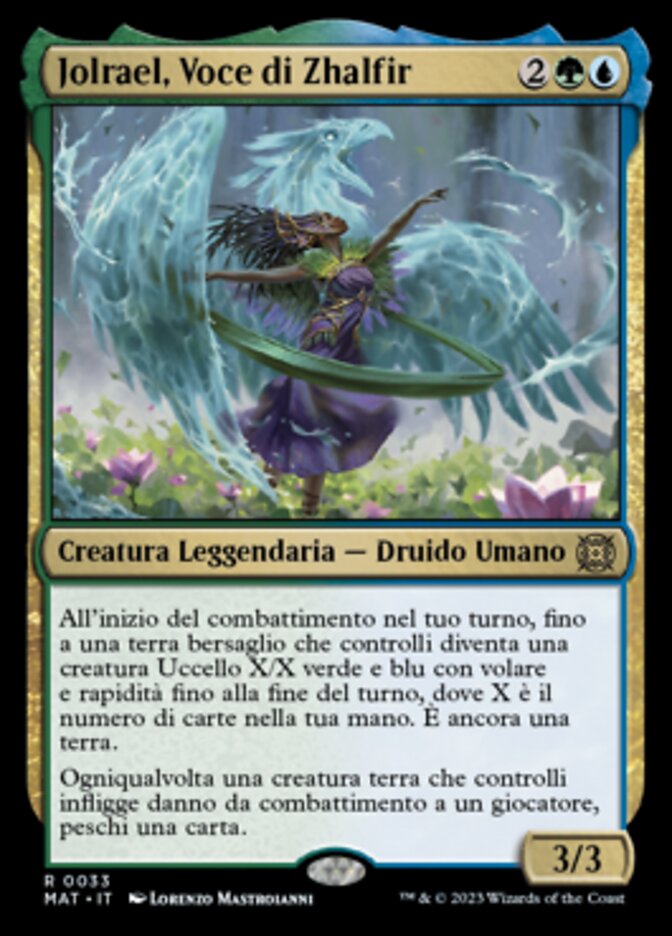 Jolrael, Voce di Zhalfir