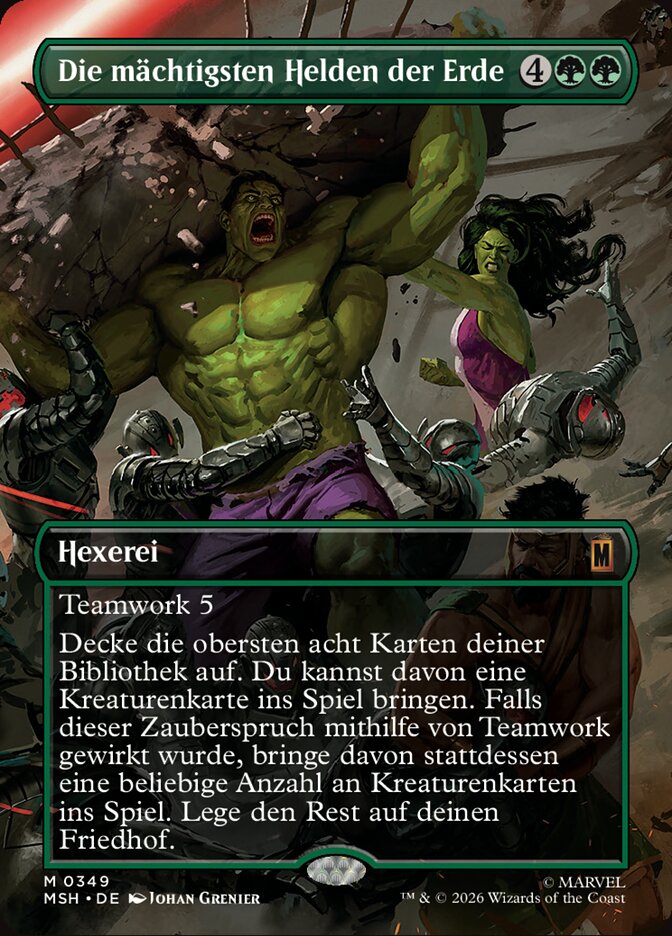 Die mächtigsten Helden der Erde
