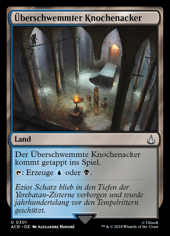 Überschwemmter Knochenacker