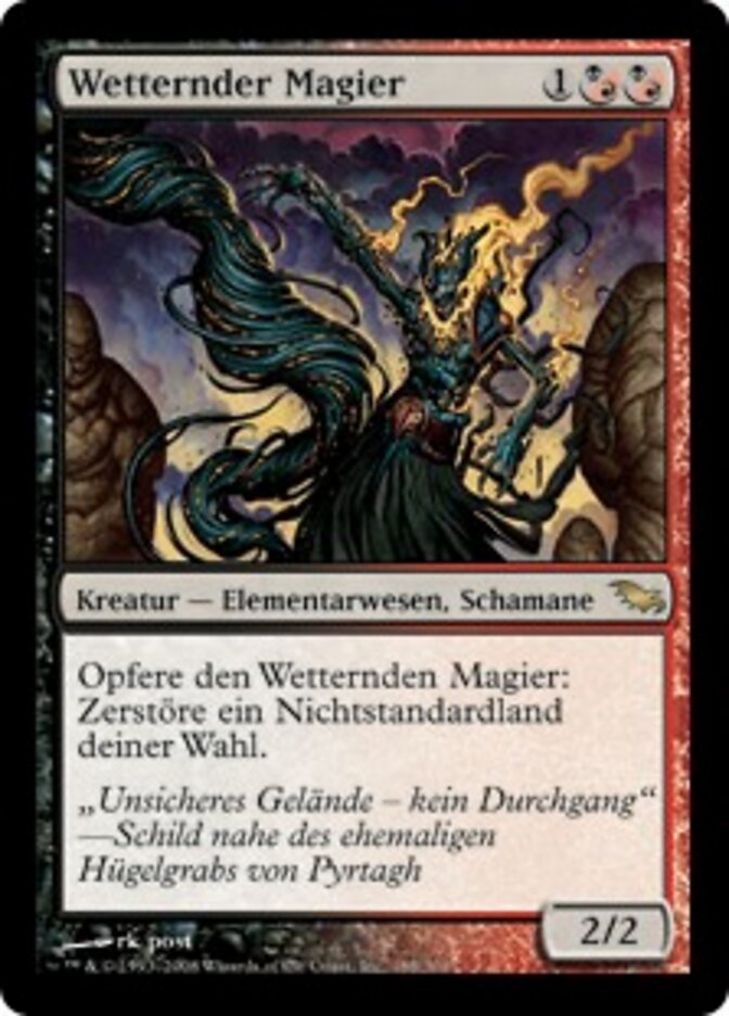 Wetternder Magier