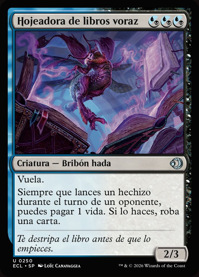 Hojeadora de libros voraz