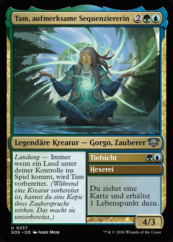 Tam, Observant Sequencer // Deep Sight