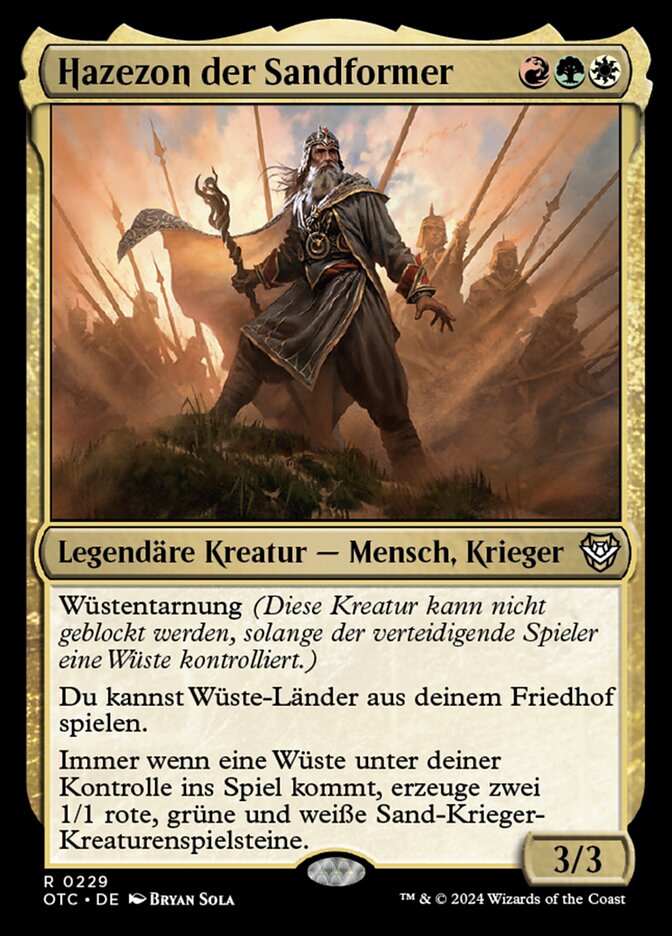 Hazezon der Sandformer