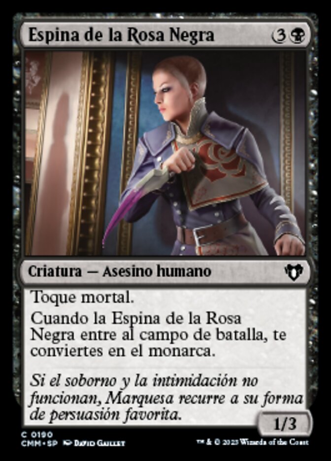 Espina de la Rosa Negra