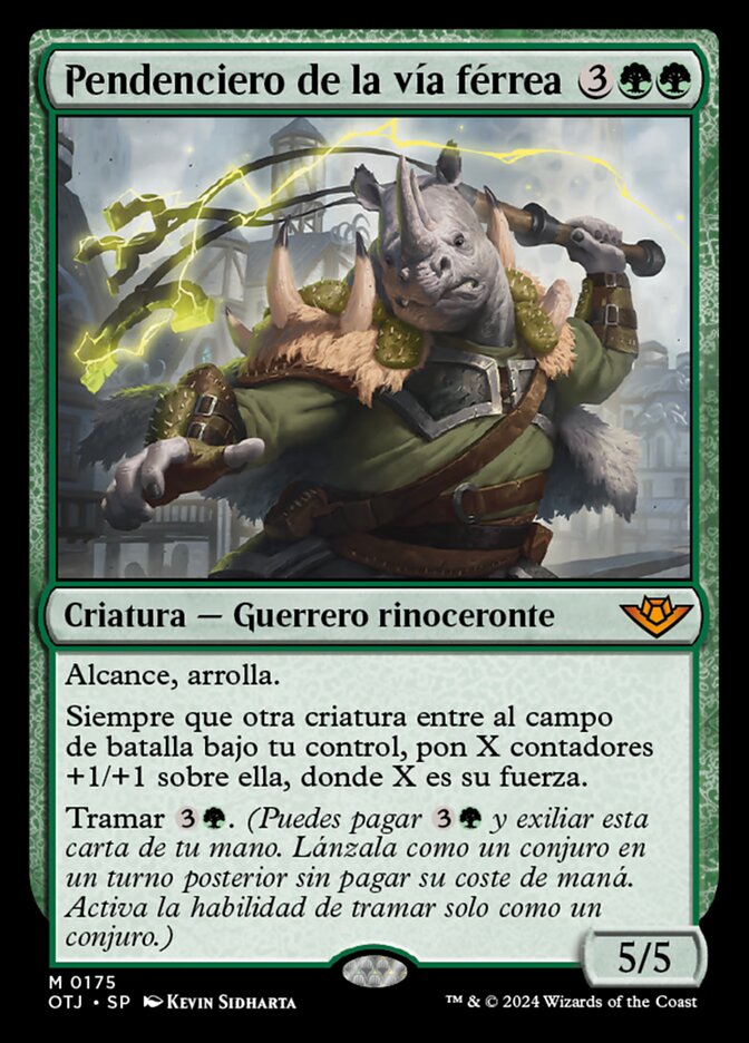 Pendenciero de la vía férrea