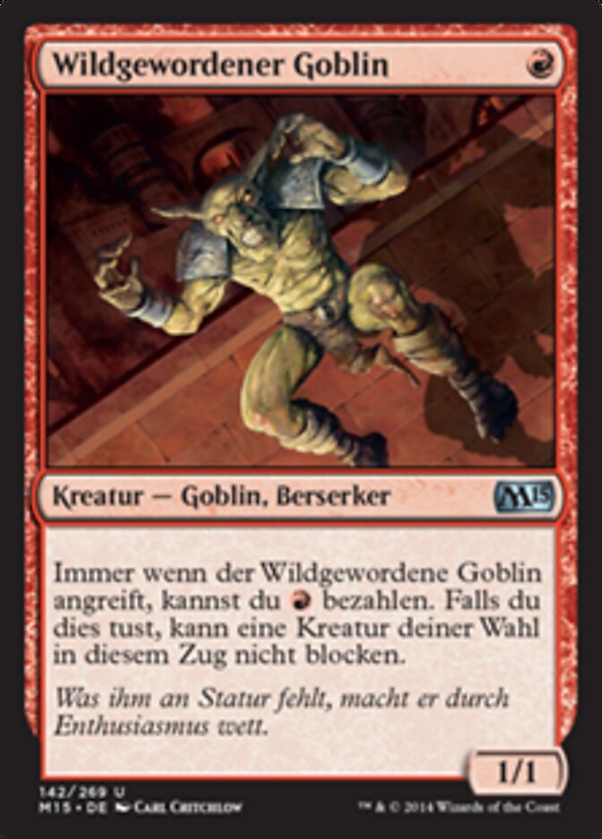 Wildgewordener Goblin