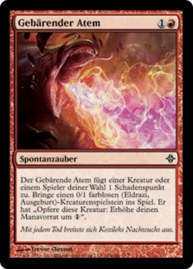 Gebärender Atem