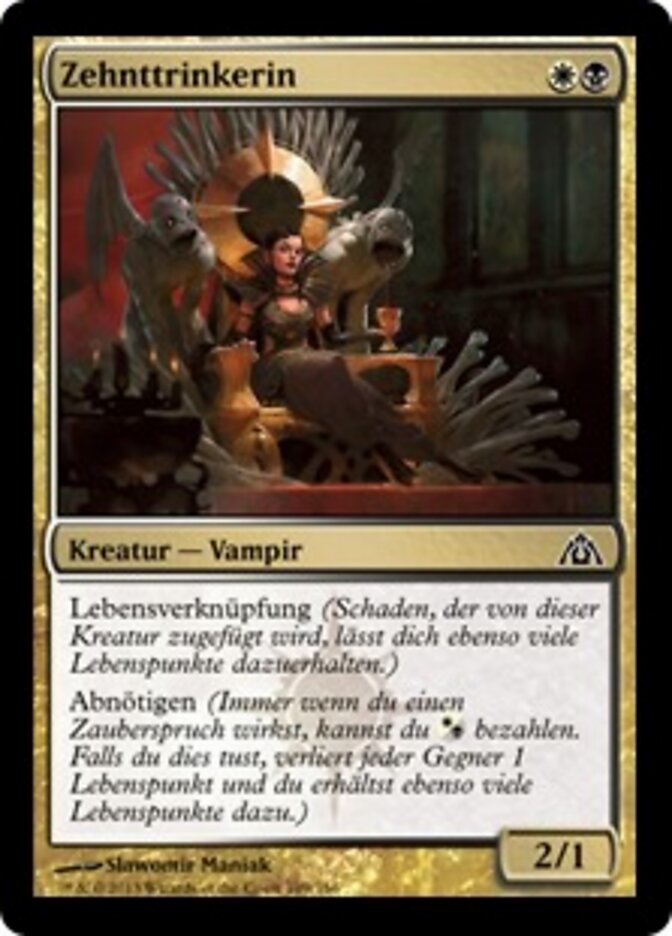 Zehnttrinkerin