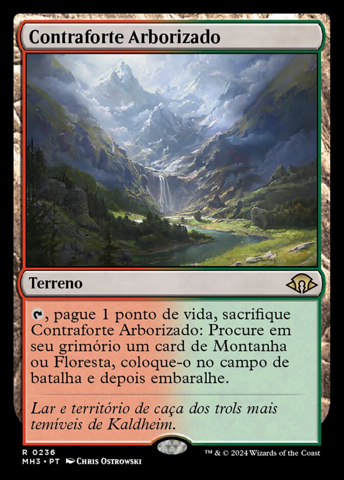 Contraforte Arborizado