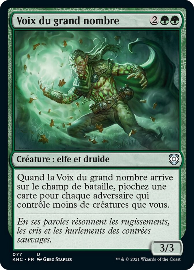 Voix du grand nombre