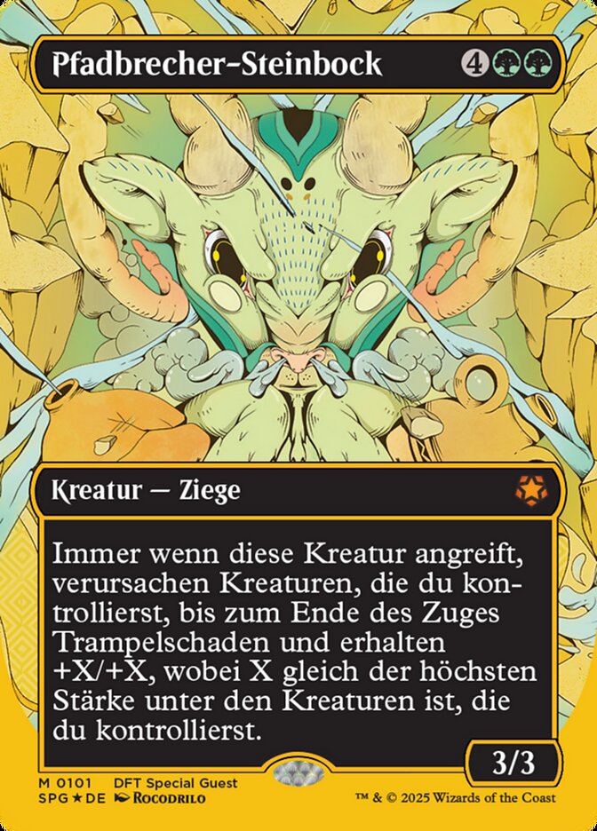 Pfadbrecher-Steinbock