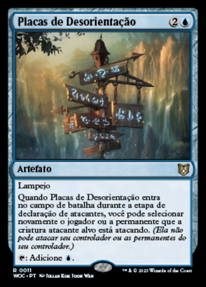 Placas de Desorientação