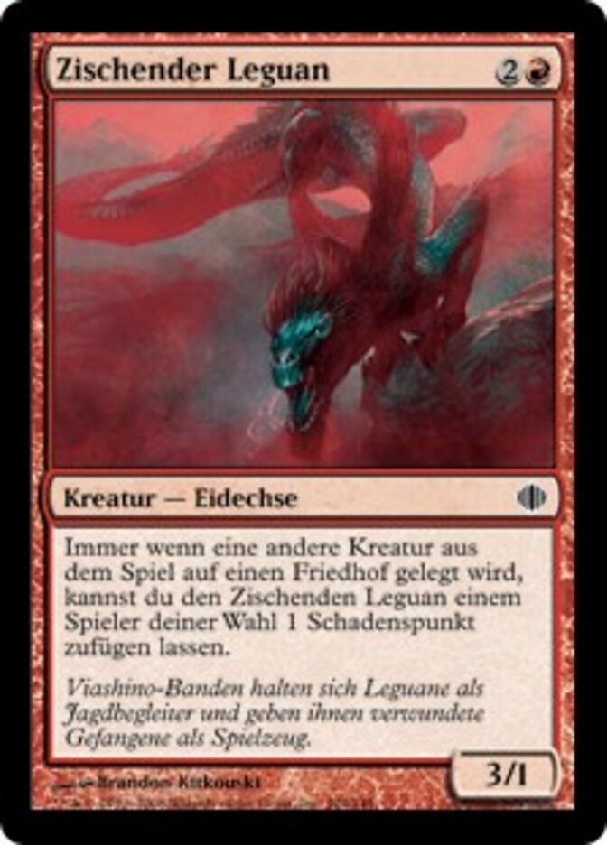 Zischender Leguan